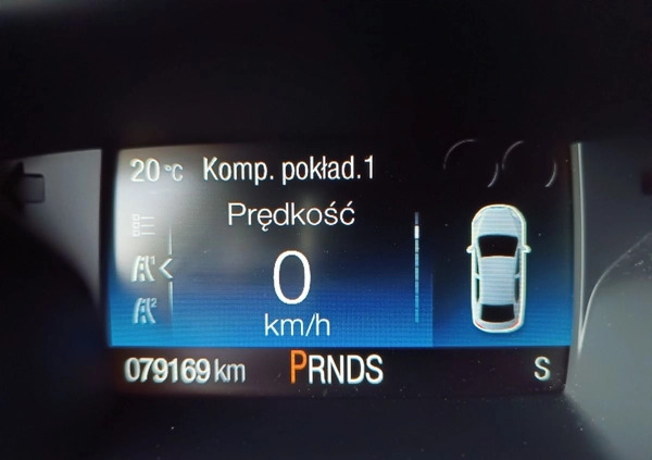 Ford Kuga cena 97900 przebieg: 79169, rok produkcji 2018 z Poznań małe 781